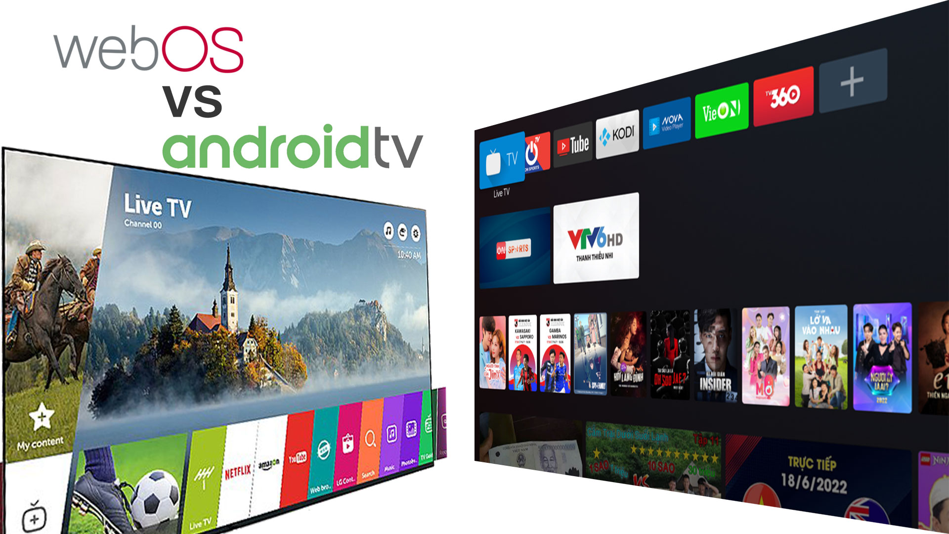 The Ultimate Showdown: WebOS TV vs. Android TV
